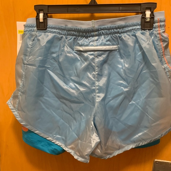 NIKE NWT Icon Clash Tempo Luxe Blue Running Shorts Women’s Small Lined - Picture 2 of 5